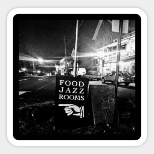 food jazz rooms II Sticker